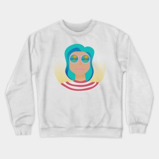 mentally on the beach Crewneck Sweatshirt